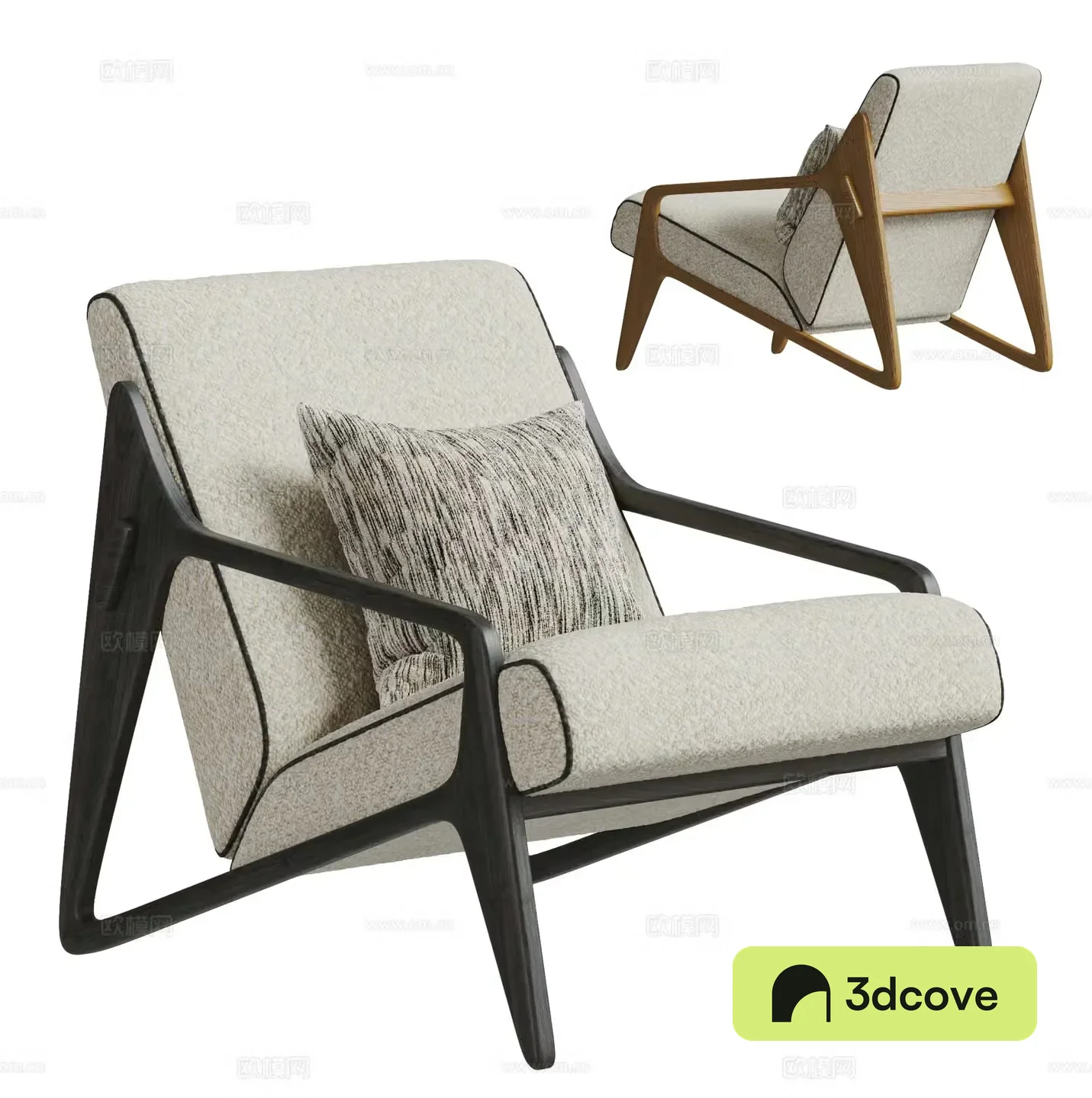 VITRA modern and ancient leisure chair combination fabric leisure chair sofa chair armchair