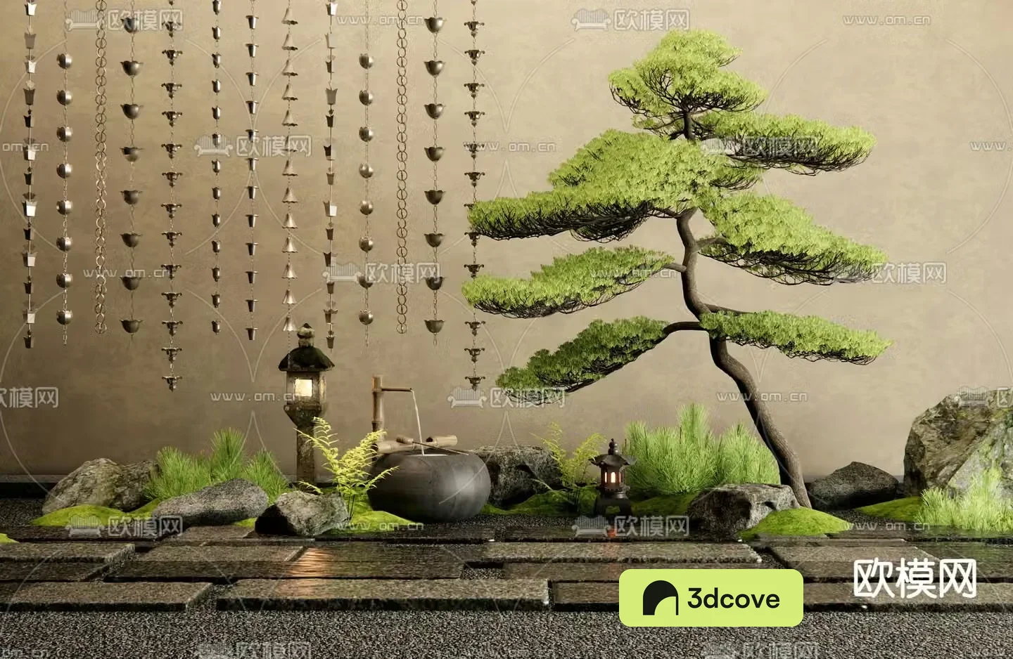 Japanese dry landscape