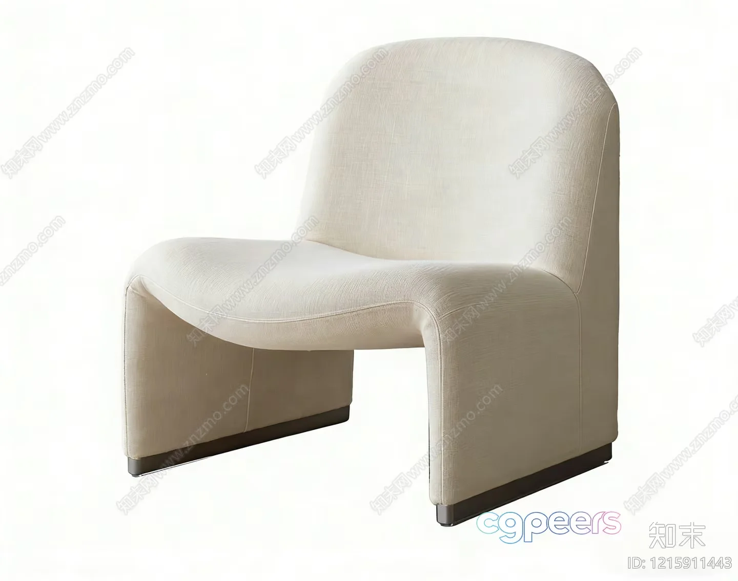 Modern Minimalist Chair 3D Model – 18065 – VRAY Render