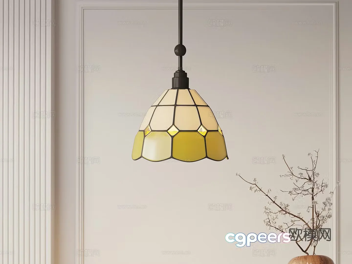 011 Chandelier Modern Chandelier 3D Model