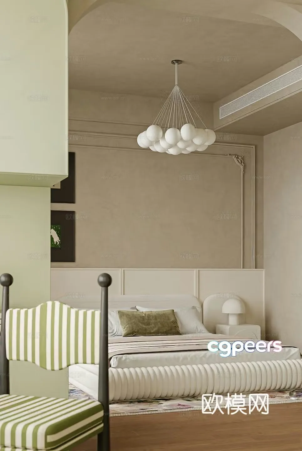 Middle-aged children’s room 3D model