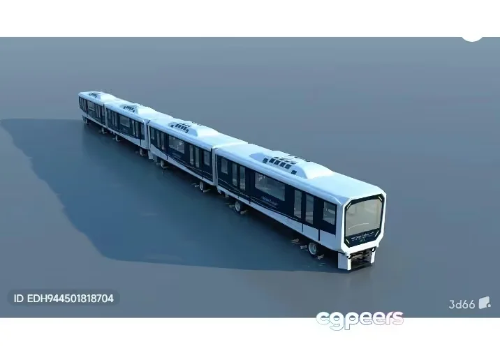 A Train 3D Model – 11034 – VRAY Render