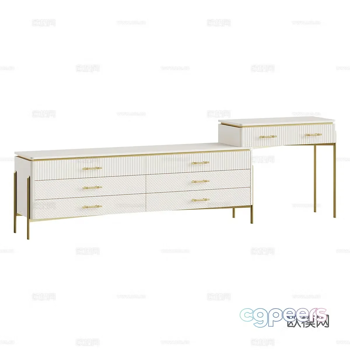 Modern simple and light luxury TV cabinet TV cabinet Simple cabinet Low cabinet Decorative cabinet 3D model