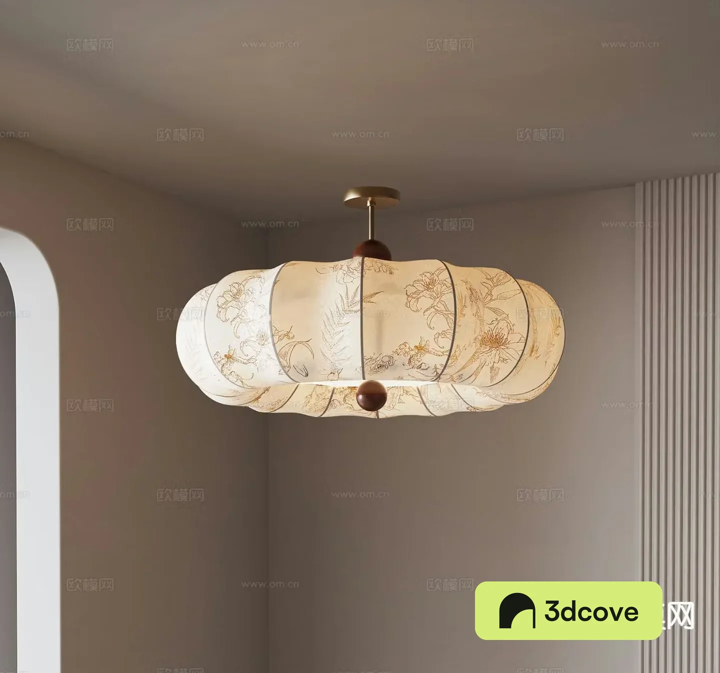 Medieval style ceiling lamp French retro ceiling lamp