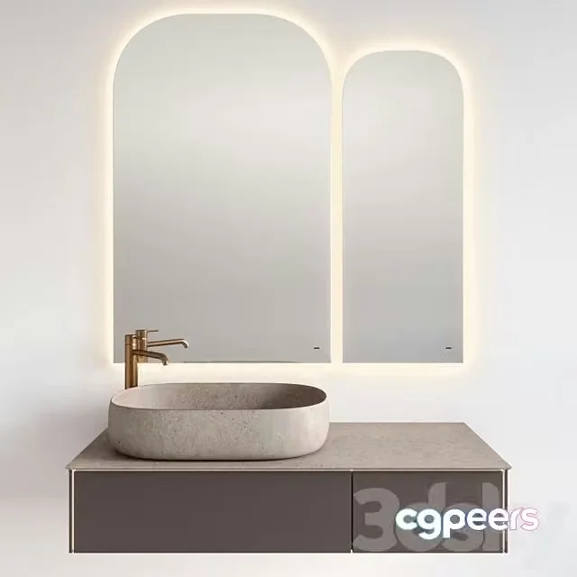 3ds Max Free – Sink with MAGICA Cabinet