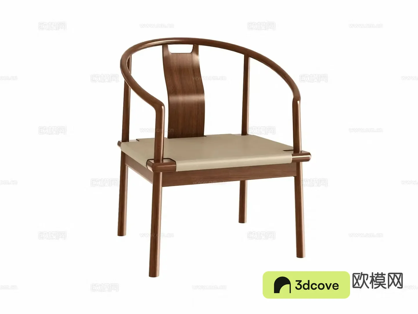 New Chinese style chair arm chair leisure chair