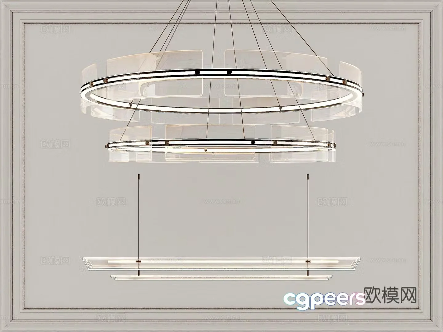 Lamps Chandelier Lighting Decorative Lights 3D Model