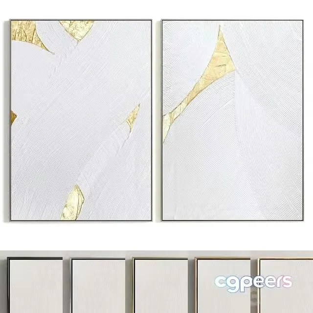 3ds Max Free – Plaster Two Photo Frame T-328