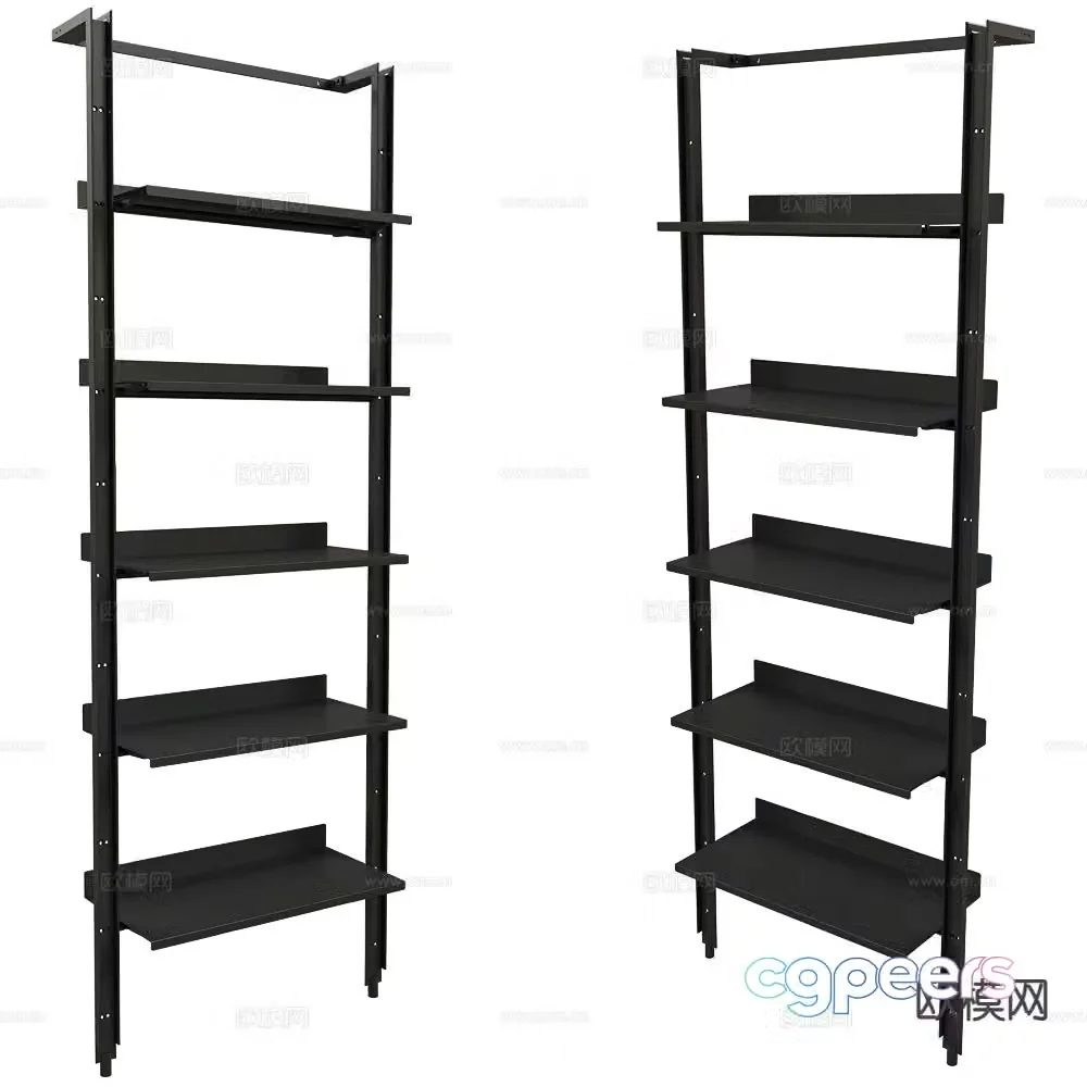 Desalto modern bookshelf storage rack 3d model