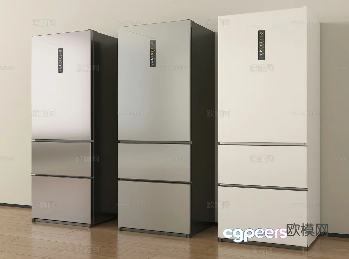Modern Kitchen Appliances 3D Model – 9788 – VRAY Render