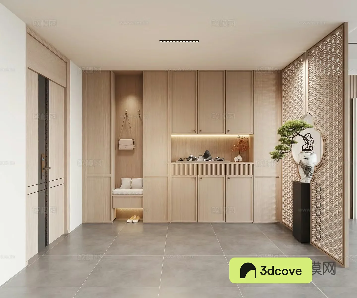New Chinese style entrance