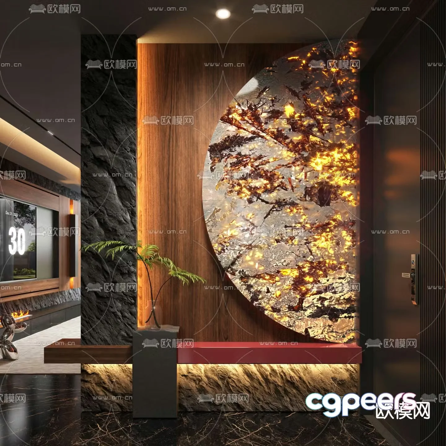 Entrance Partition Entrance Entrance 3D Model