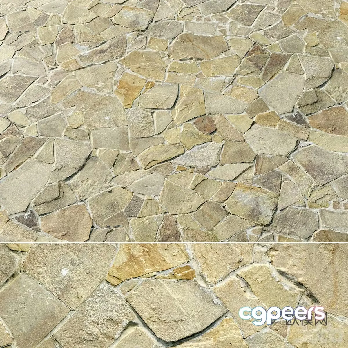 New Chinese-style stone wall cultural stone 3D model