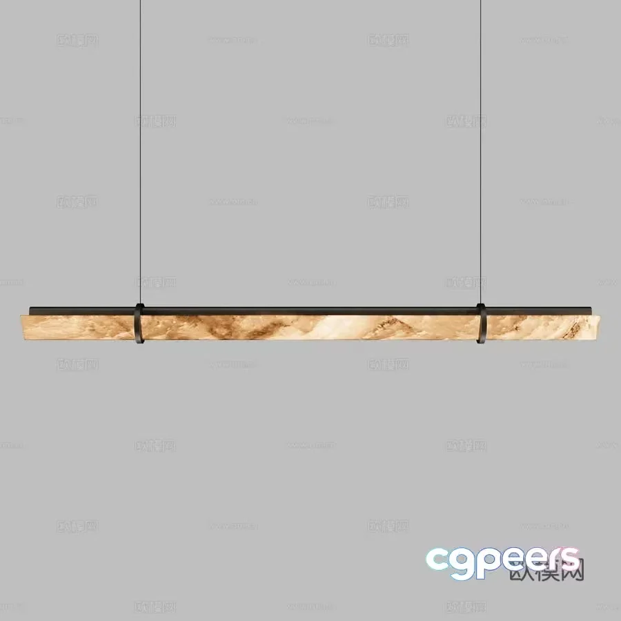 Simple Light Fixture 3D Model – 11159 – VRAY Render