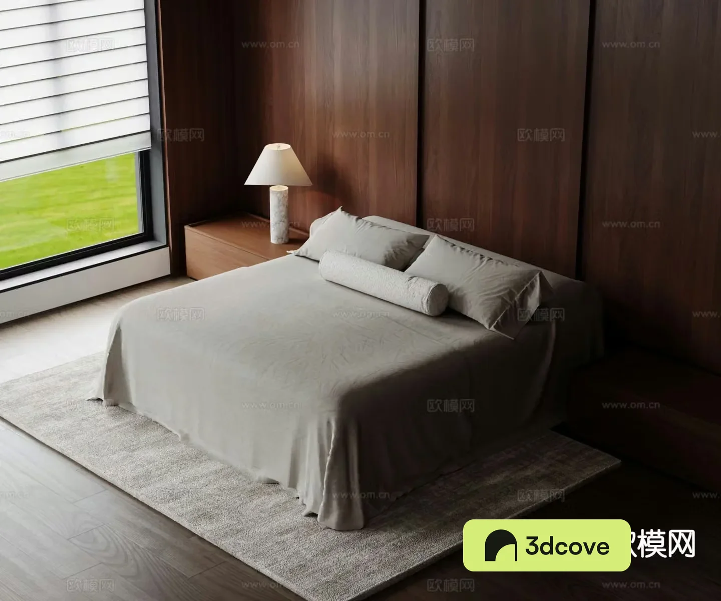 Medieval style fabric bed double bed