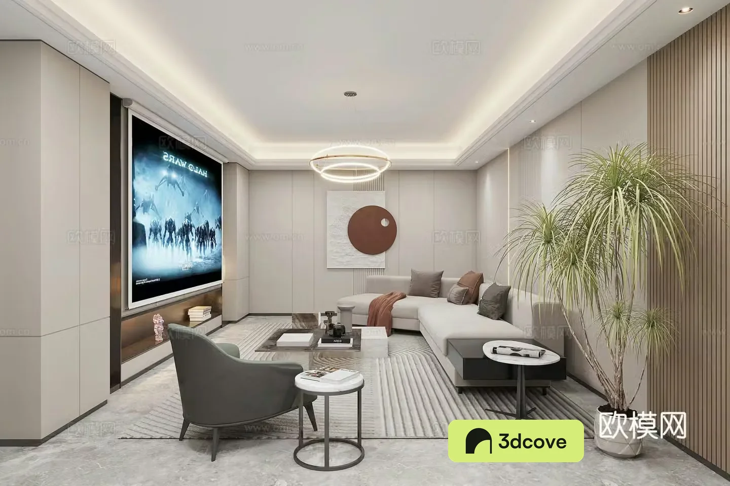 Modern basement