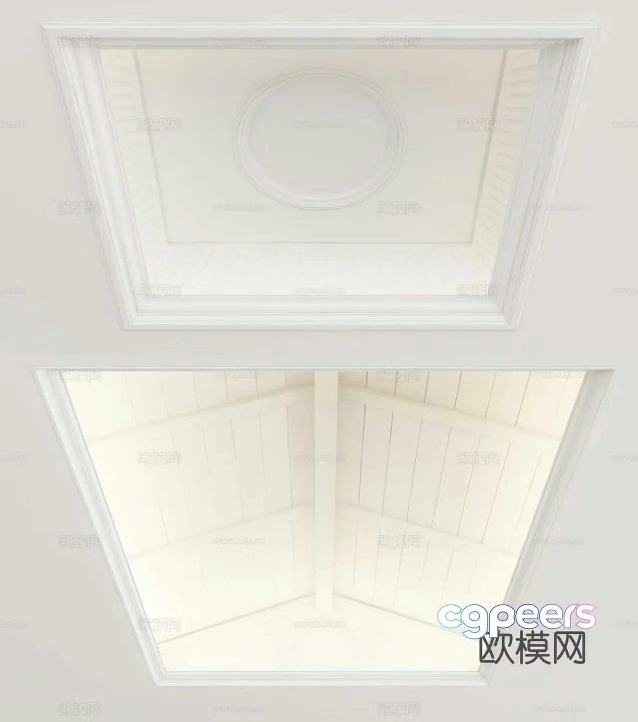 European style ceiling 3D model