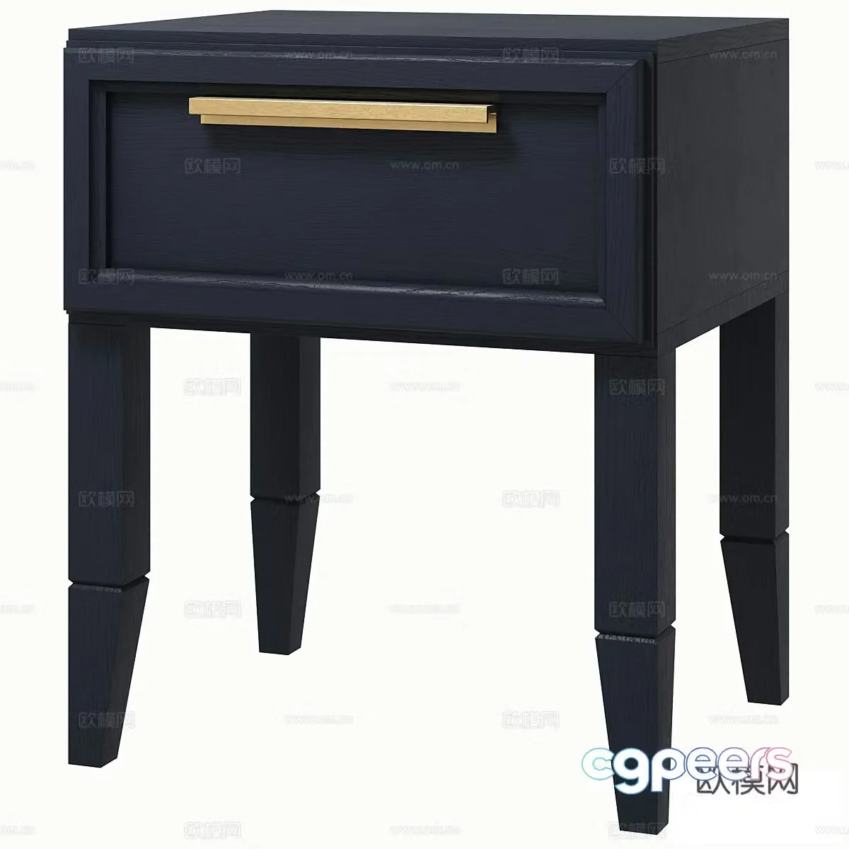 3D model of bedside table