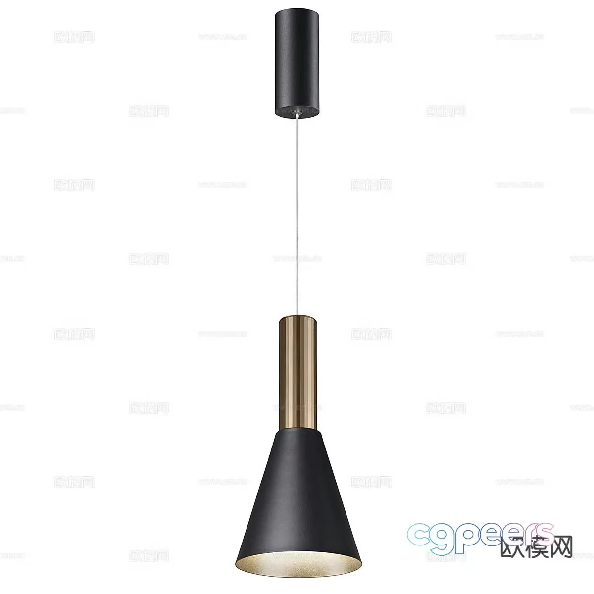 modern lamp chandelier 3d model