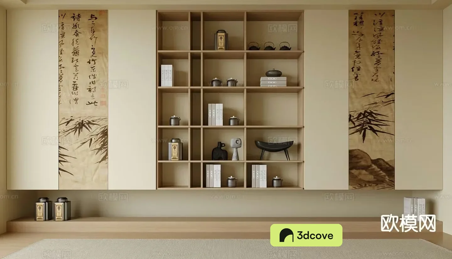 New Chinese style tea cabinet
