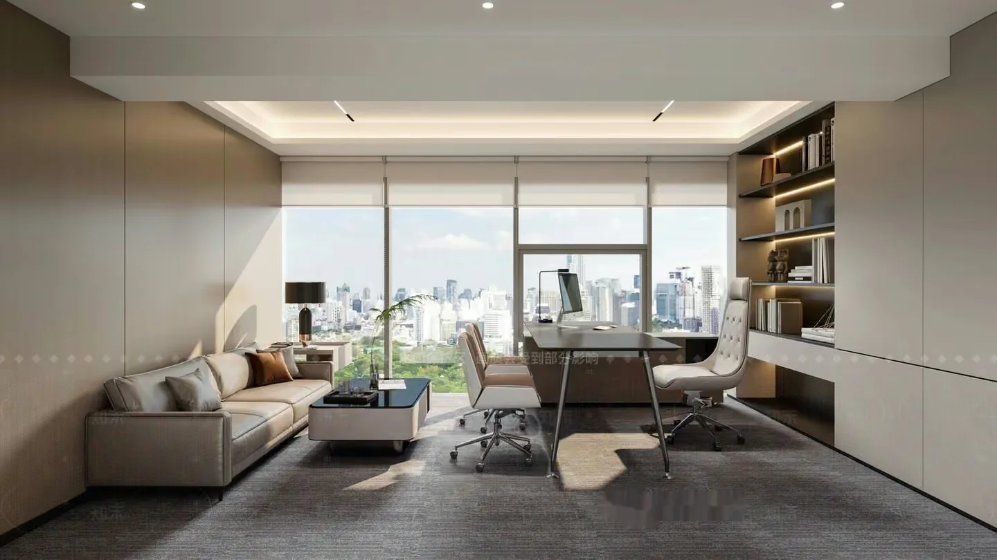 Modern Office Space 3D Model – 9099 – VRAY Render