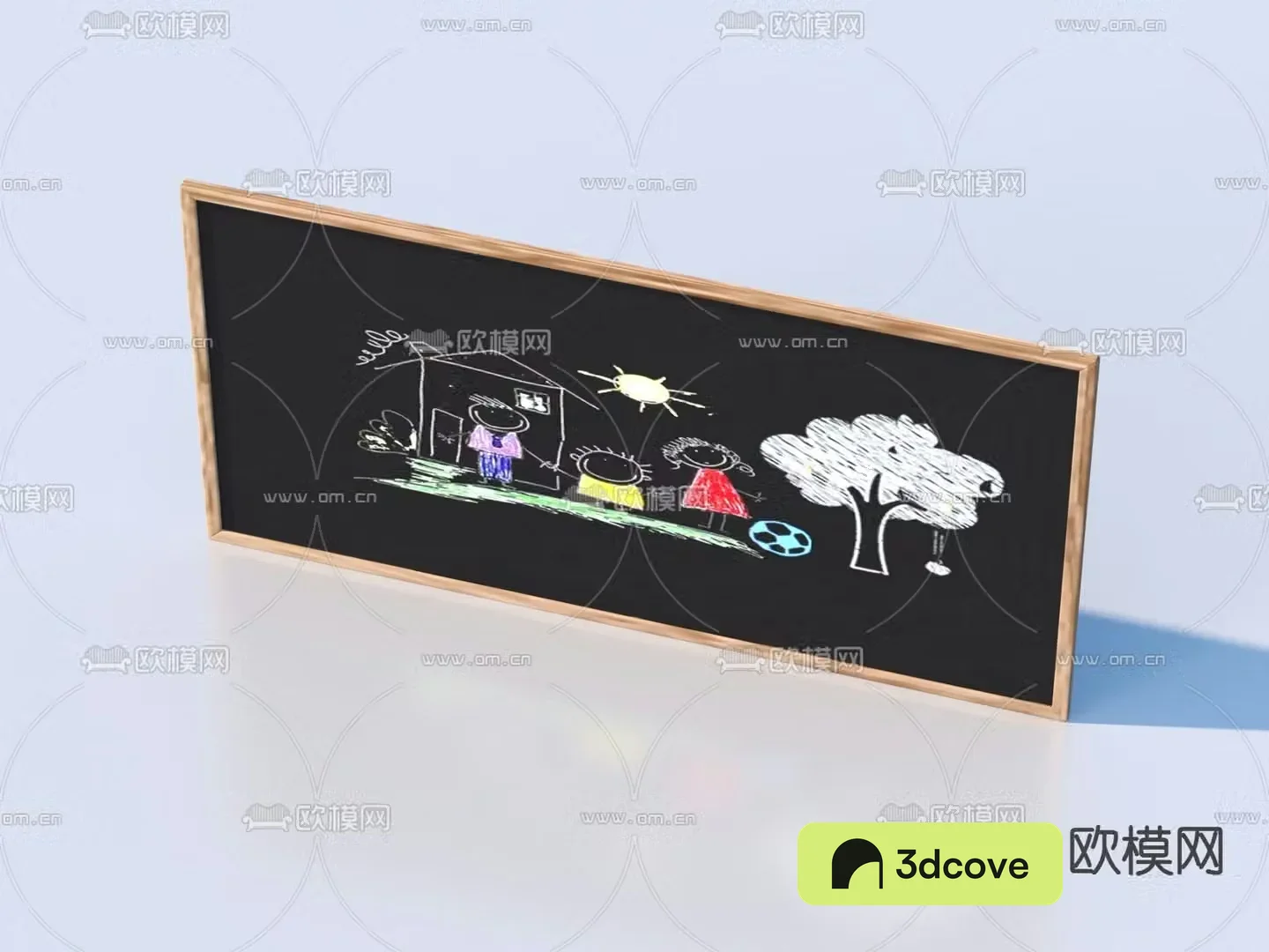Billboard shop sign blackboard graffiti wall chalk painting