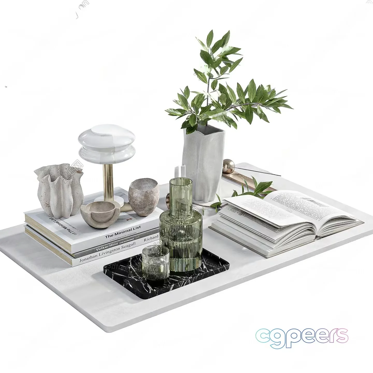 Modern Decorative Items 3D Model – 10237 – VRAY Render