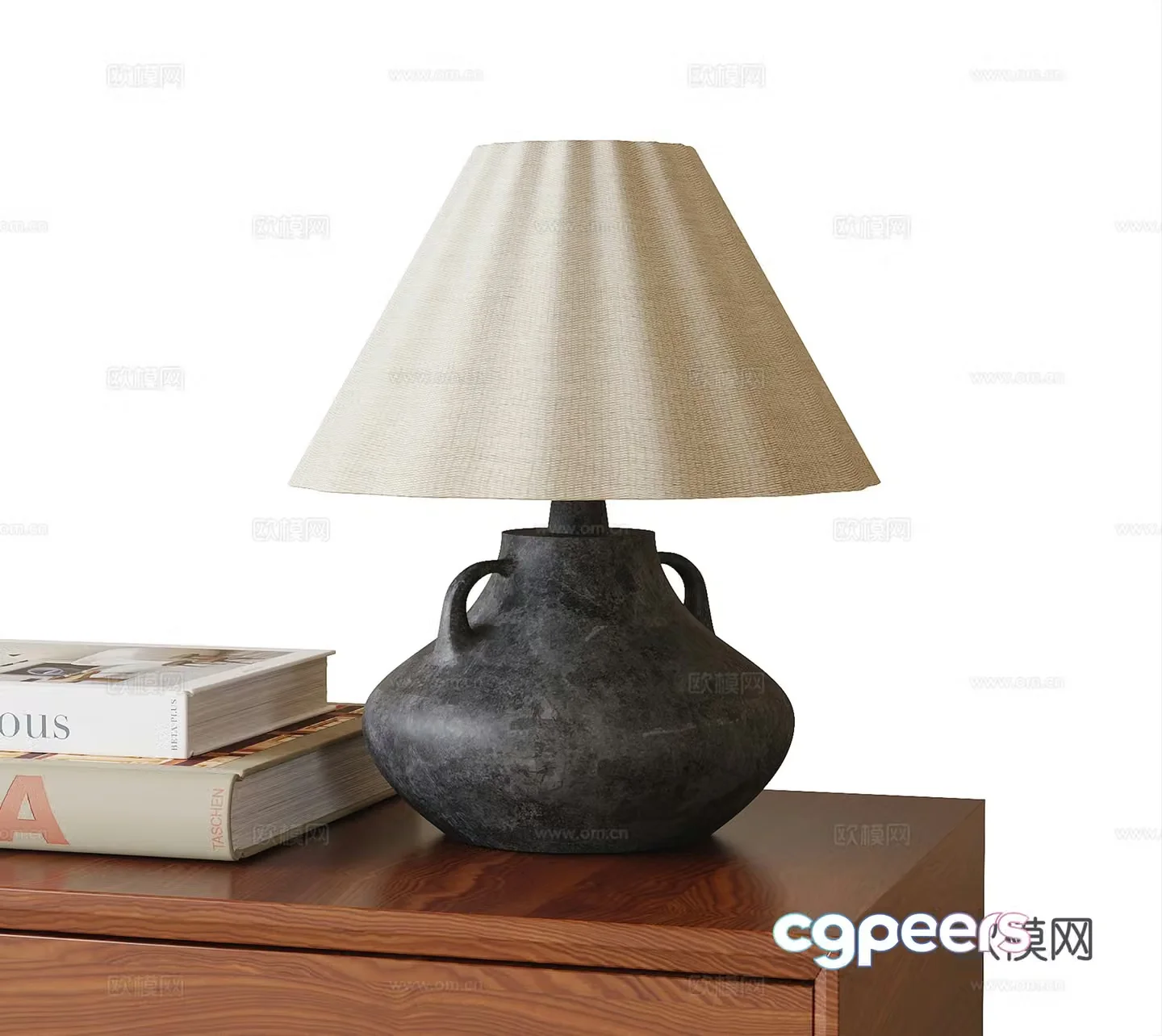 Modern desk lamp 3d model