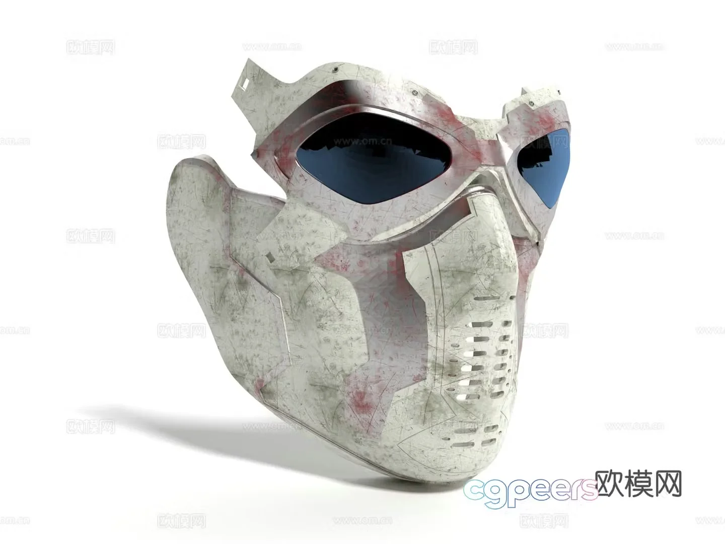 Modern style mask 3d model