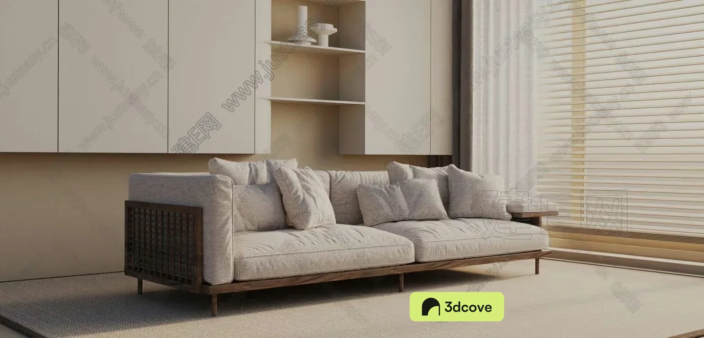 Modern Beige Couch