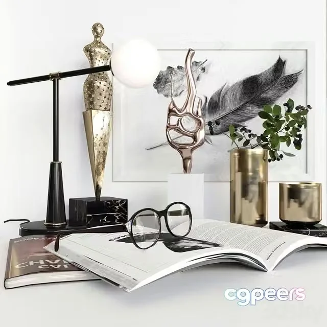 3ds Max Free – Collection of decorative elements for design