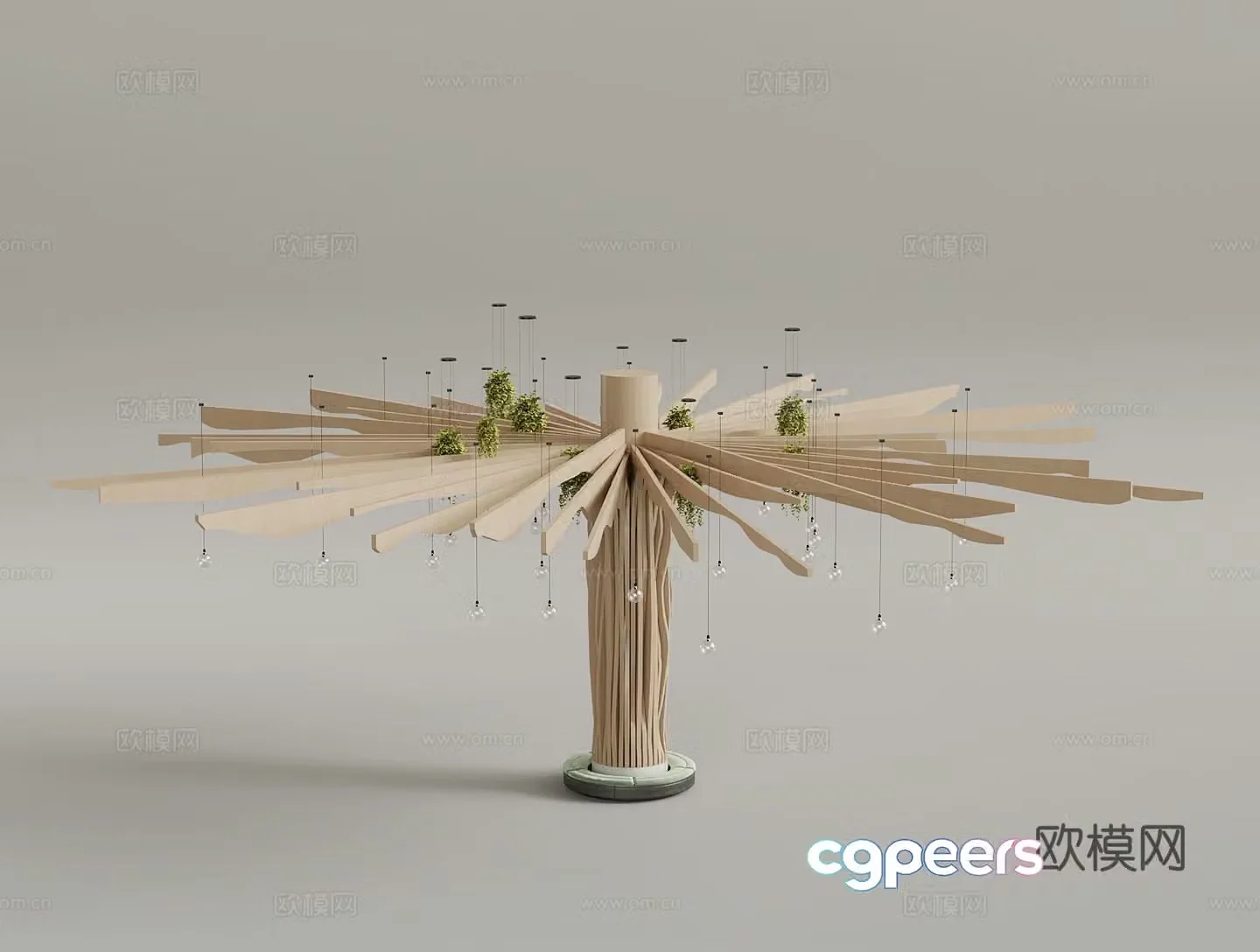 Alien column Modern Alien column 3D model