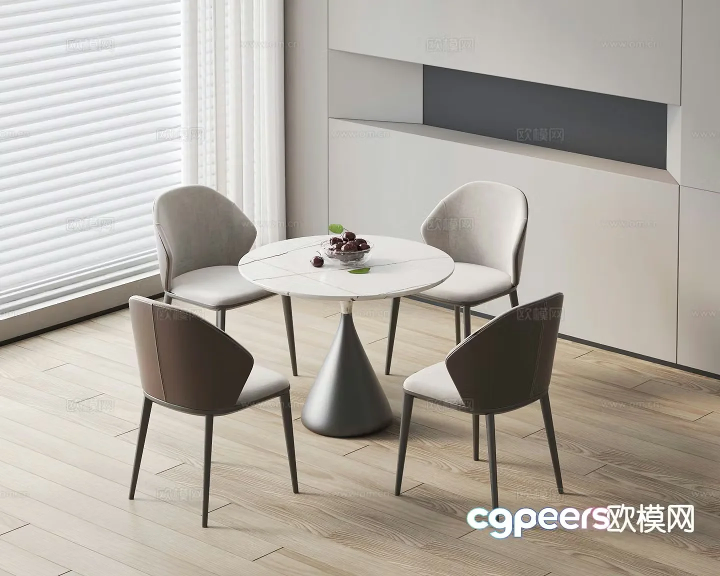 Leisure tables and chairs Negotiation tables and chairs 3d model