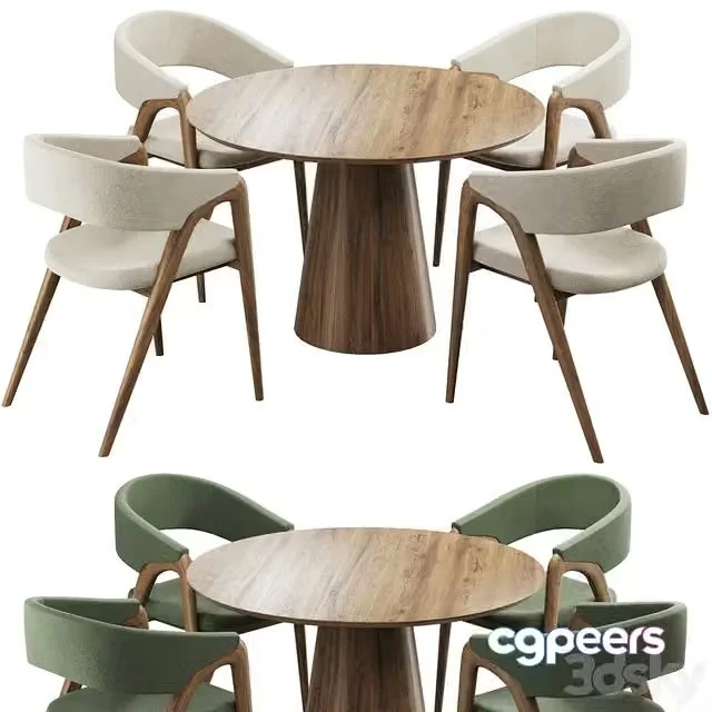 3ds Max Free – Dining chair and table217