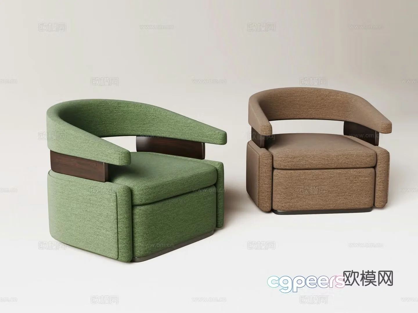 Single sofa 3d model