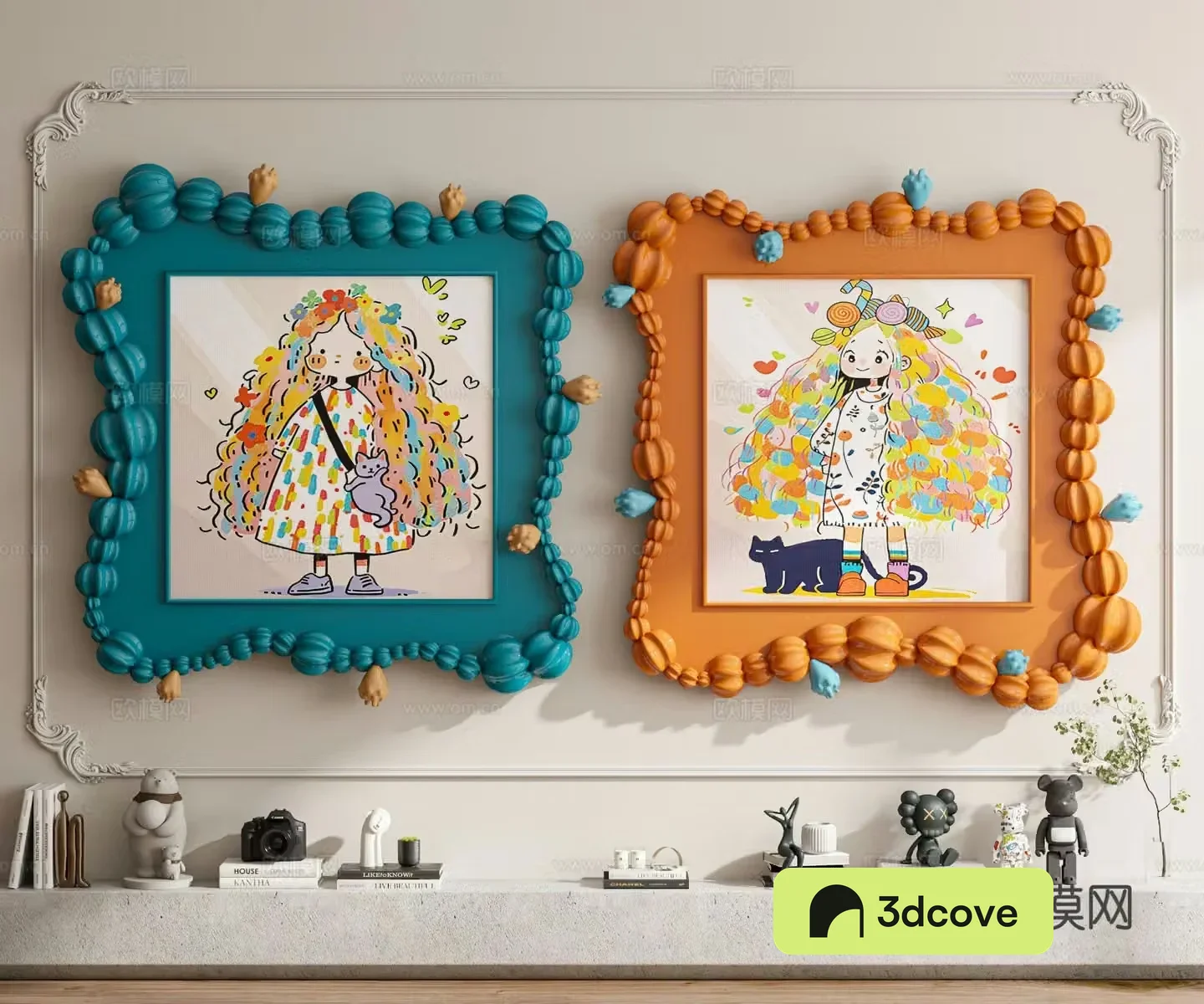 Dopamine children’s hanging painting decorative painting