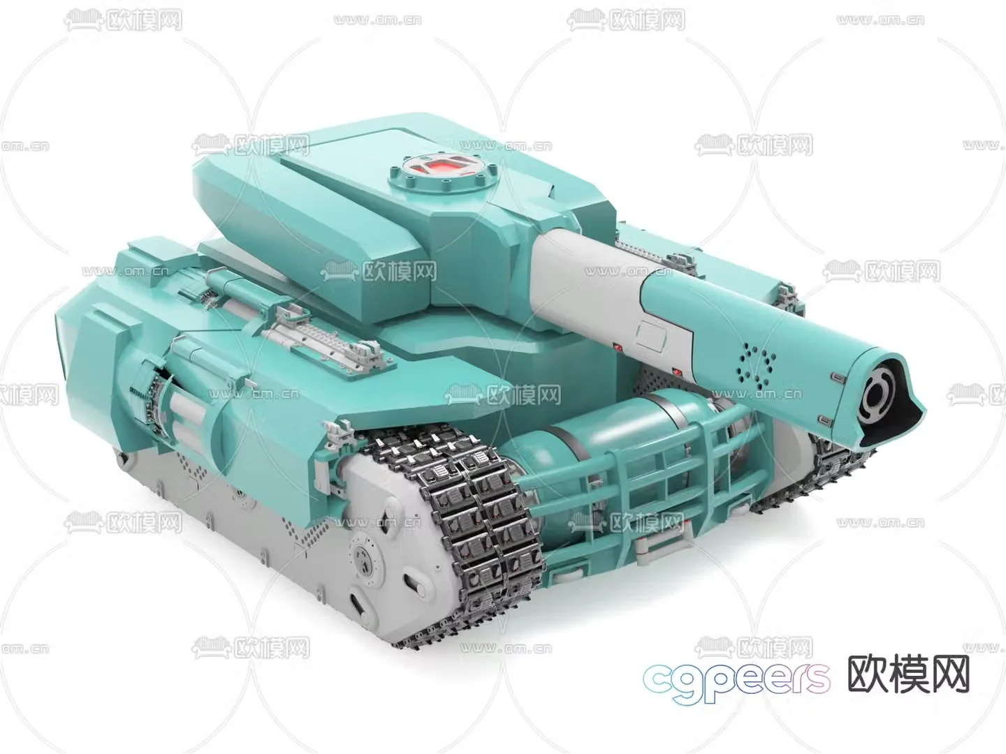 Military equipment tank toy 3d model