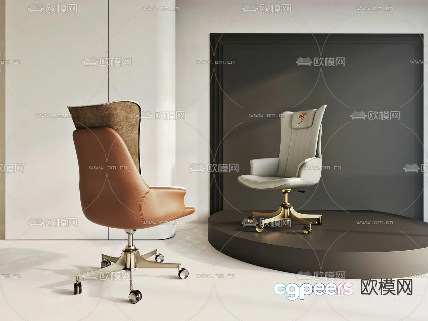 Office chair conference chair staff chair 3d model