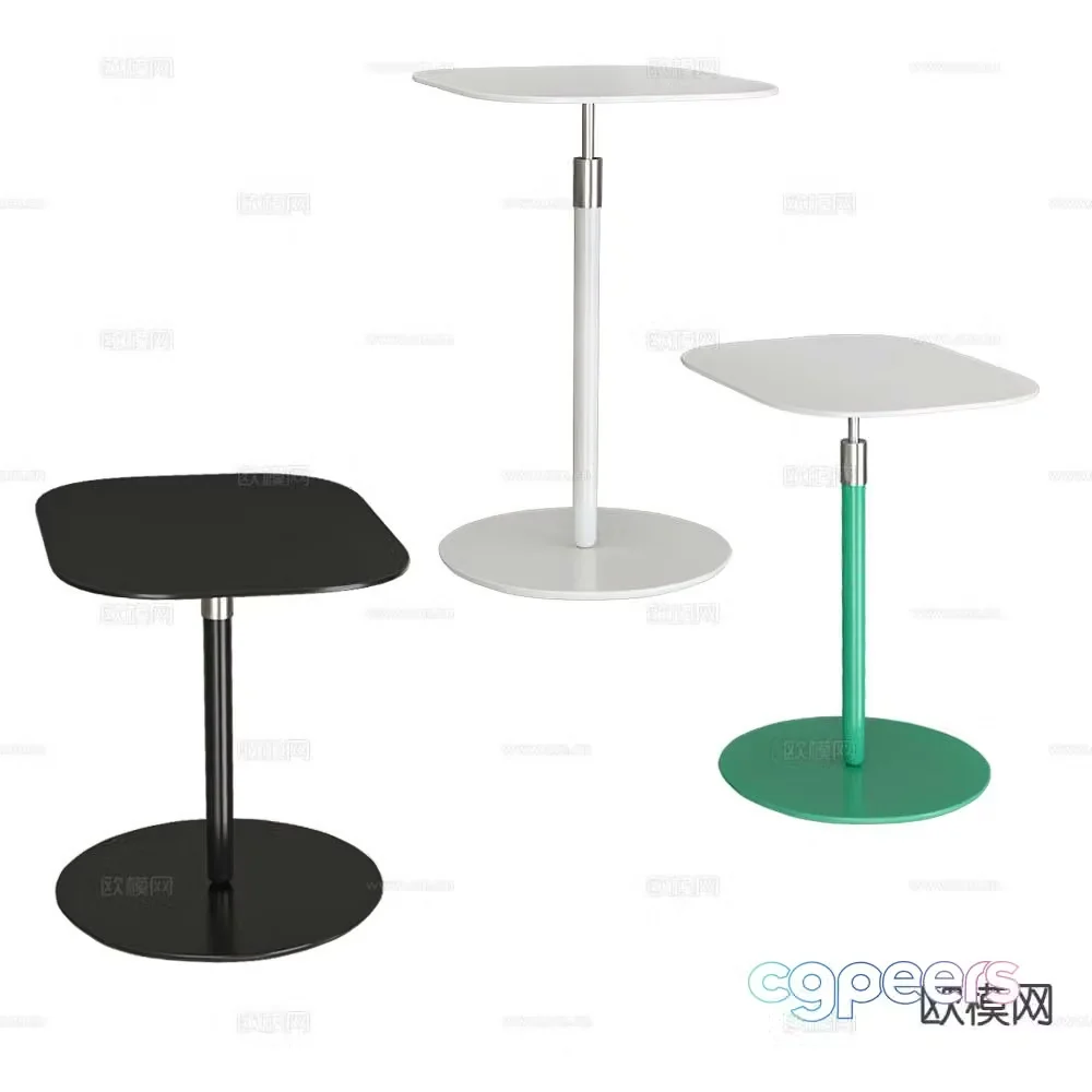 Schiavello side table table table corner table 3d model