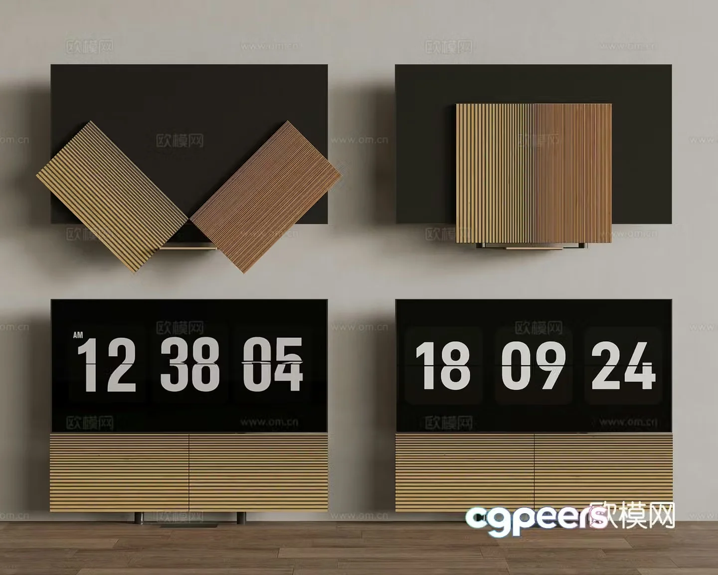 Modern folding TV 3d model