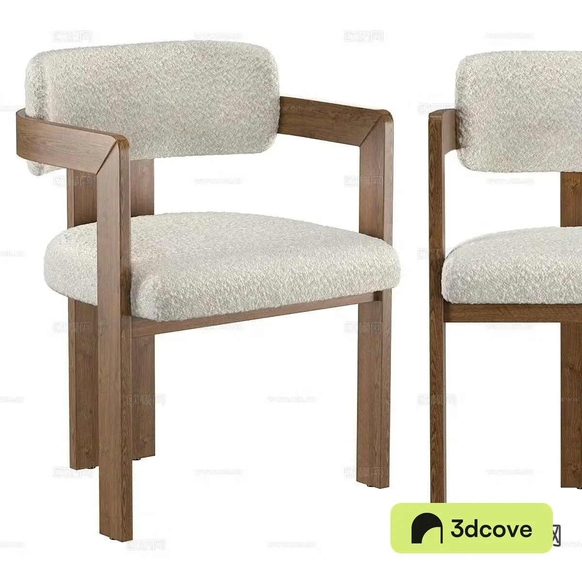 Modern single chair dining chair