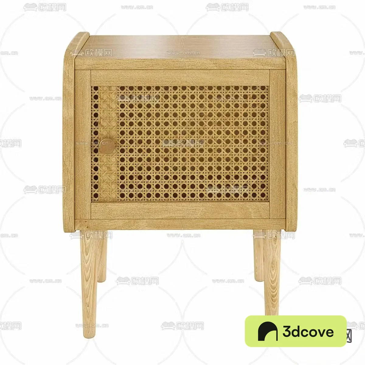 wabi-sabi bedside table
