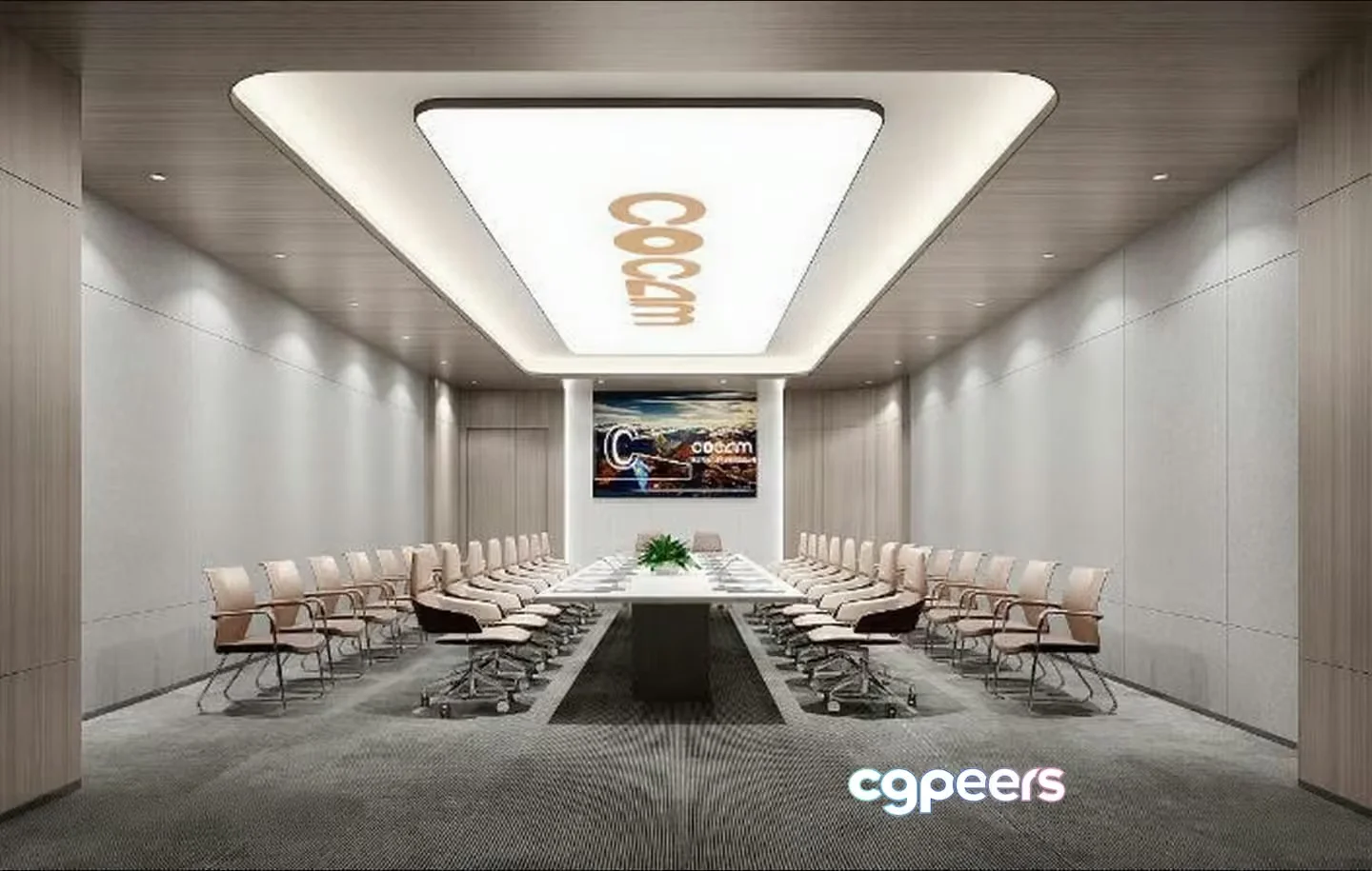 Modern Conference Room 3D Model – 10282 – VRAY Render