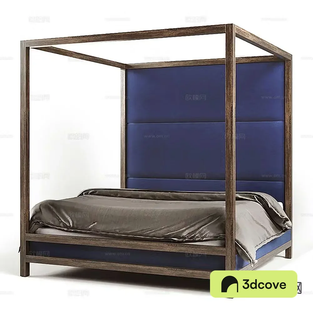 Modern double bed