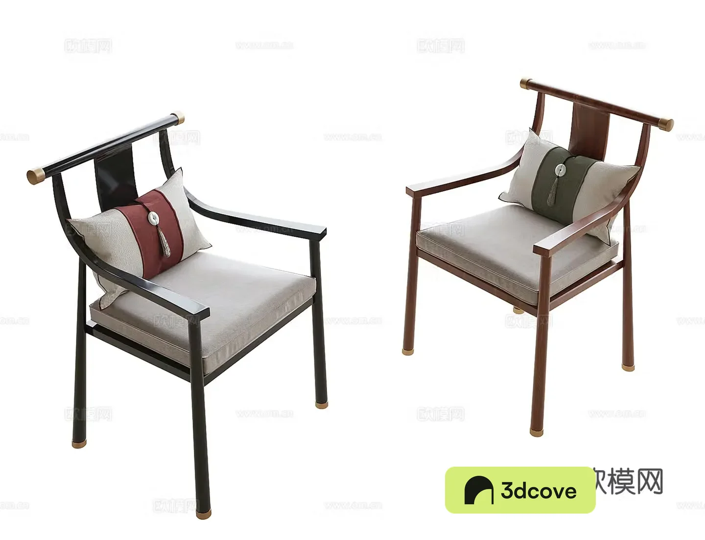 Chinese single chair tea chair dining chair
