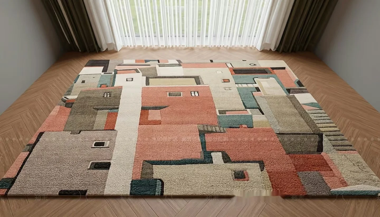 Modern Geometric Rug 3D Model – 7934 – CORONA Render