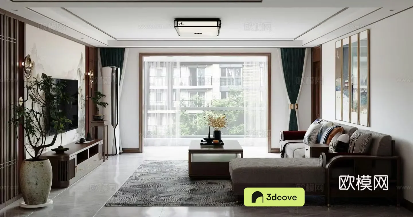 New Chinese living room