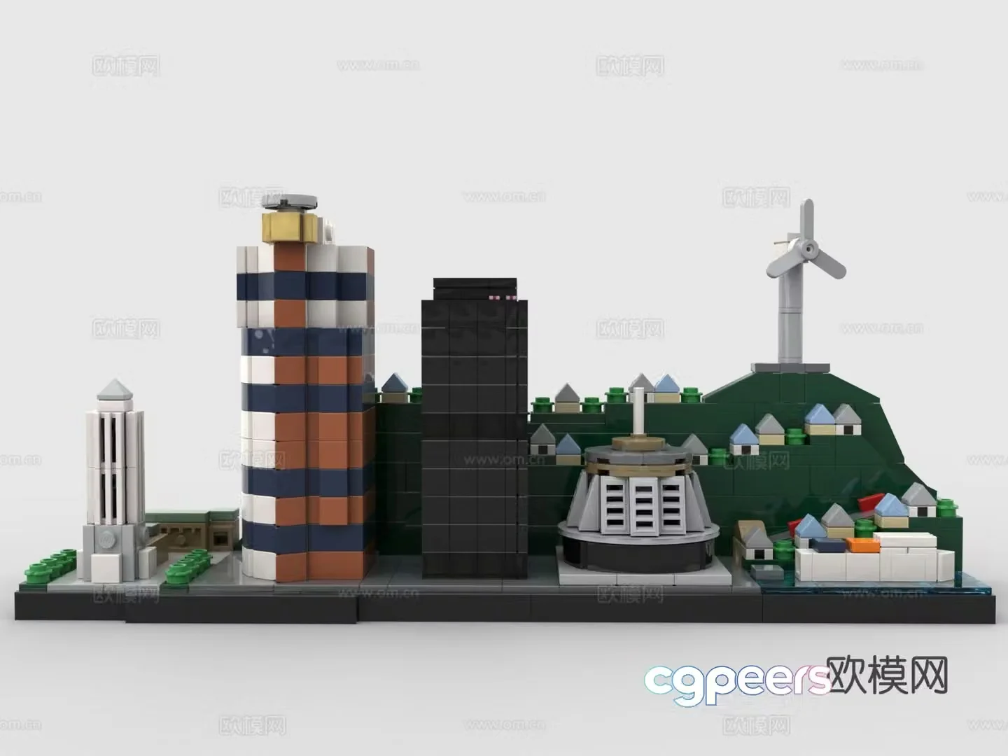 Lego toys building block toys building complex 3d model