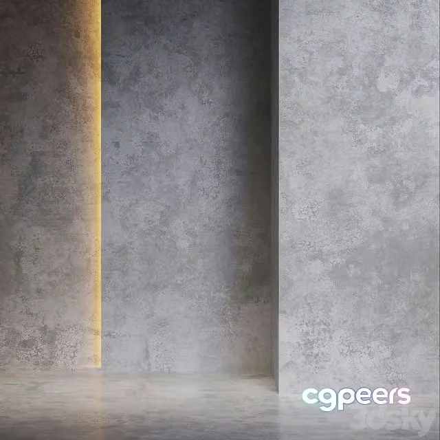 3ds Max Free – Decorative concrete (customized material)