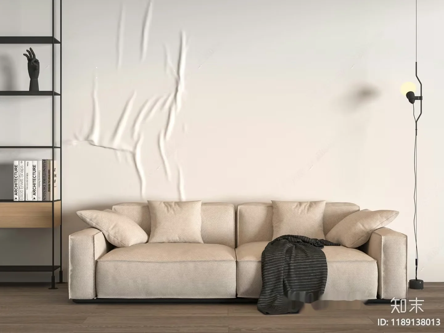 Modern Living Room 3D Model – 22775 – VRAY Render